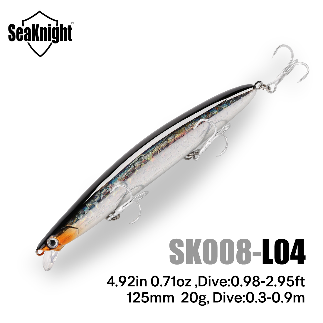 Fishing Equipment Brands - SeaKnight Brand 08 Minnow Fishing Baits