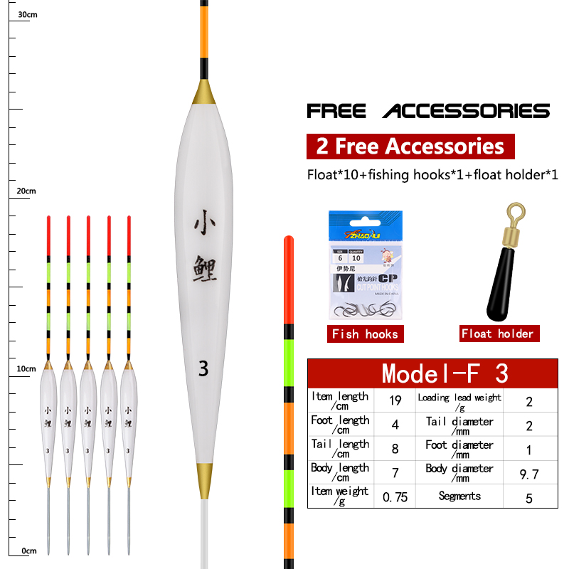 Fishing Equipment Bag - Bộ 5 Nước Ngọt Phao Câu