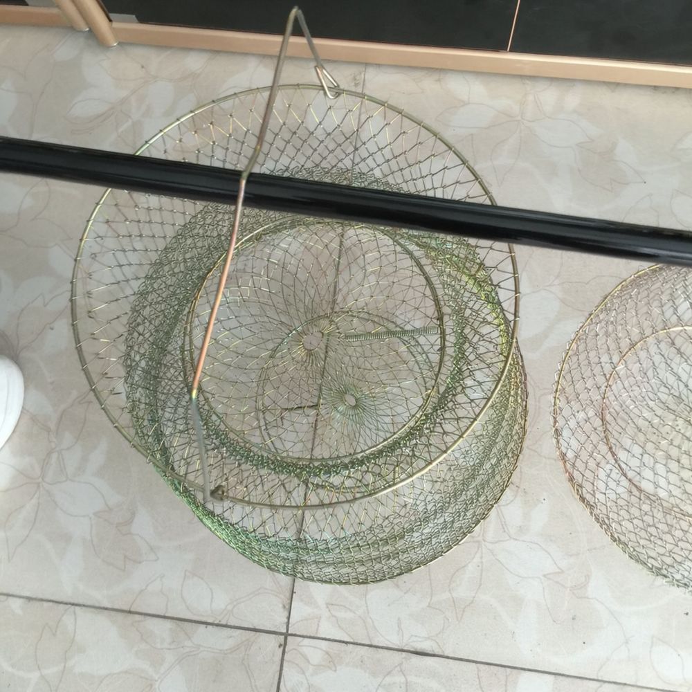 Metal Fishing Basket Foldable  - đánh giá và giá Fishing Equipment Essentials