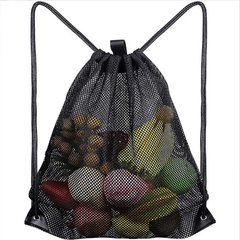 Mesh backpack with rope, quick - đánh giá và giá Fishing Equipment Bag