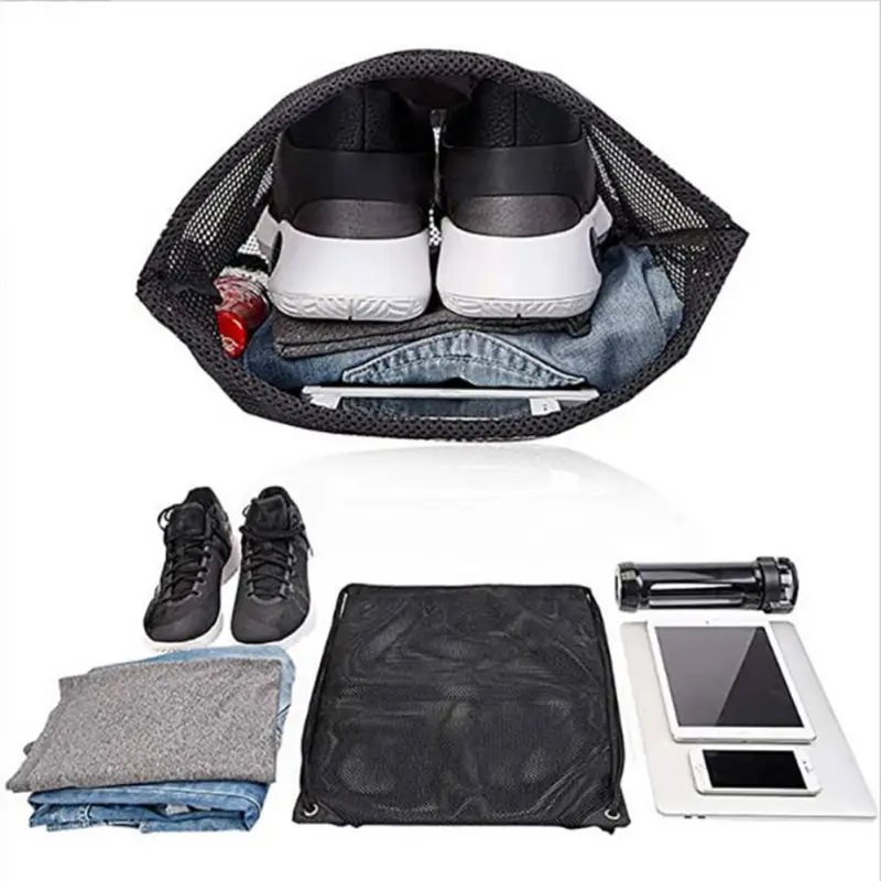 Mesh backpack with rope, quick - đánh giá và giá Fishing Equipment Bag