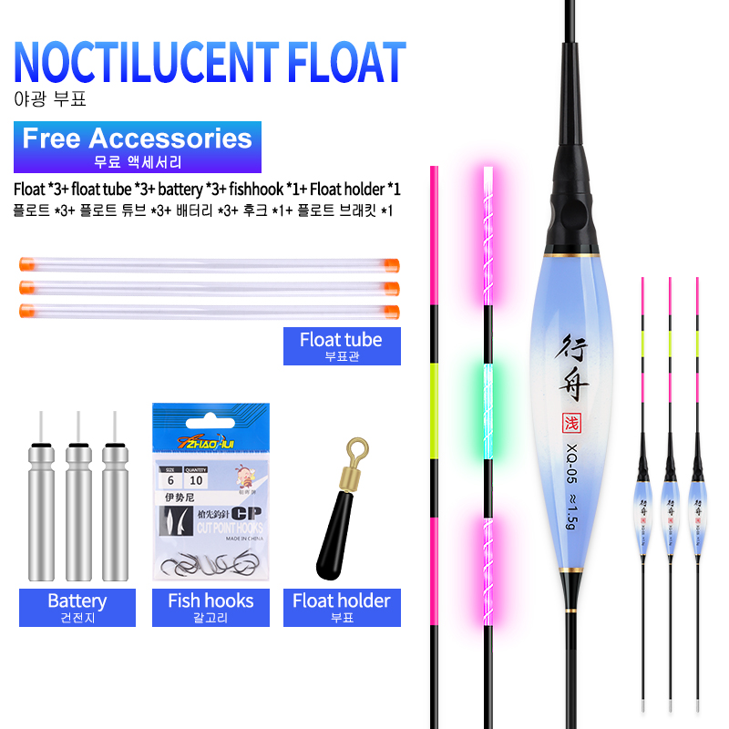 3PCS Electric Floats+3 CR425+3 - đánh giá và giá Fishing Equipment Bag