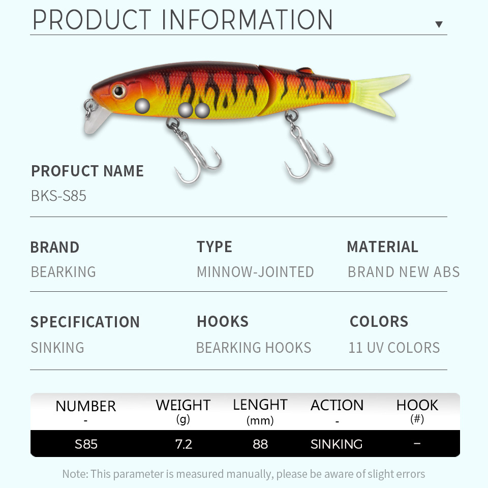 S85 Bearking Brand 1PC AS-S85  - đánh giá và giá Fishing Equipment Brands