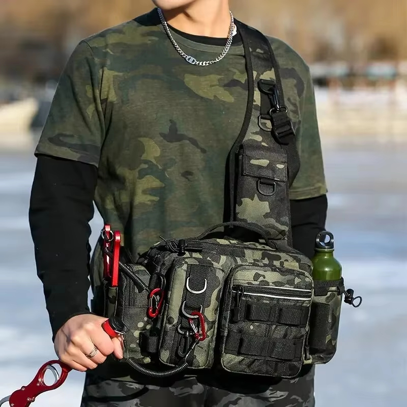 Outdoor Tactical Camping Climb - đánh giá và giá Fishing Equipment Bag