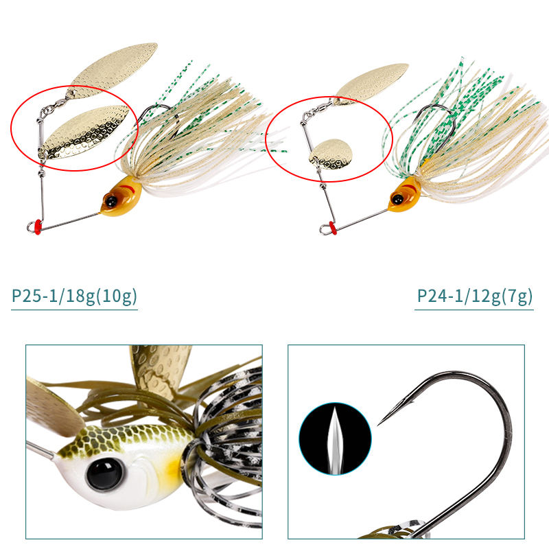 TSURINOYA Spinner Mồi Buzzbait - đánh giá và giá Fishing Equipment Brands