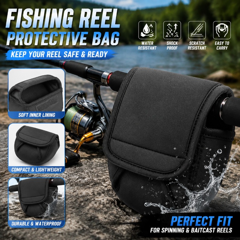 Fishing Reel Protective Cover  - đánh giá và giá Fishing Equipment Bag