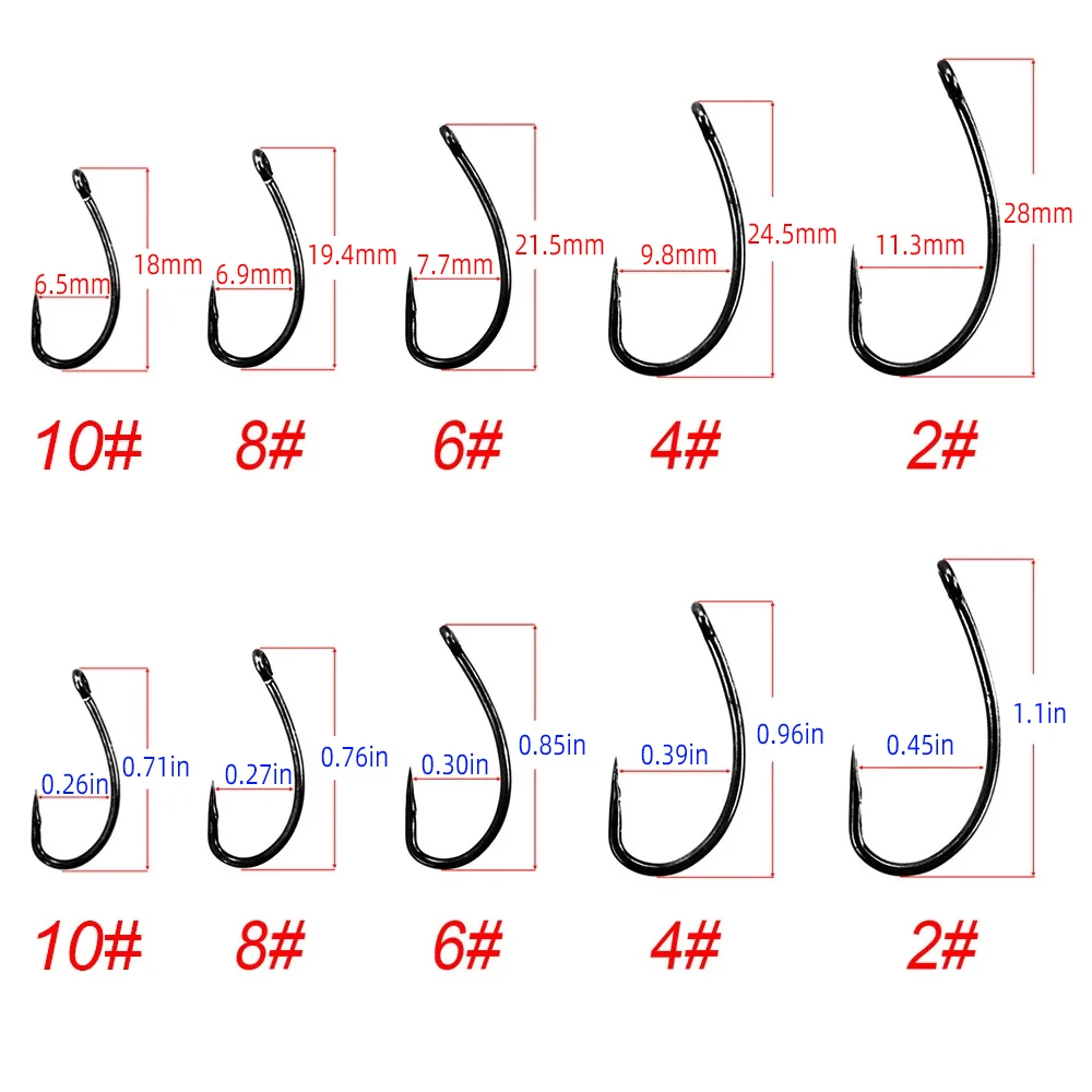 Hirisi 50pcs Barbless Fishing  - đánh giá và giá Fishing Equipment Carp